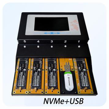 全功能型 M.2 NVMe SSD/SATA/USB 拷貝機(jī)（HTU3N）