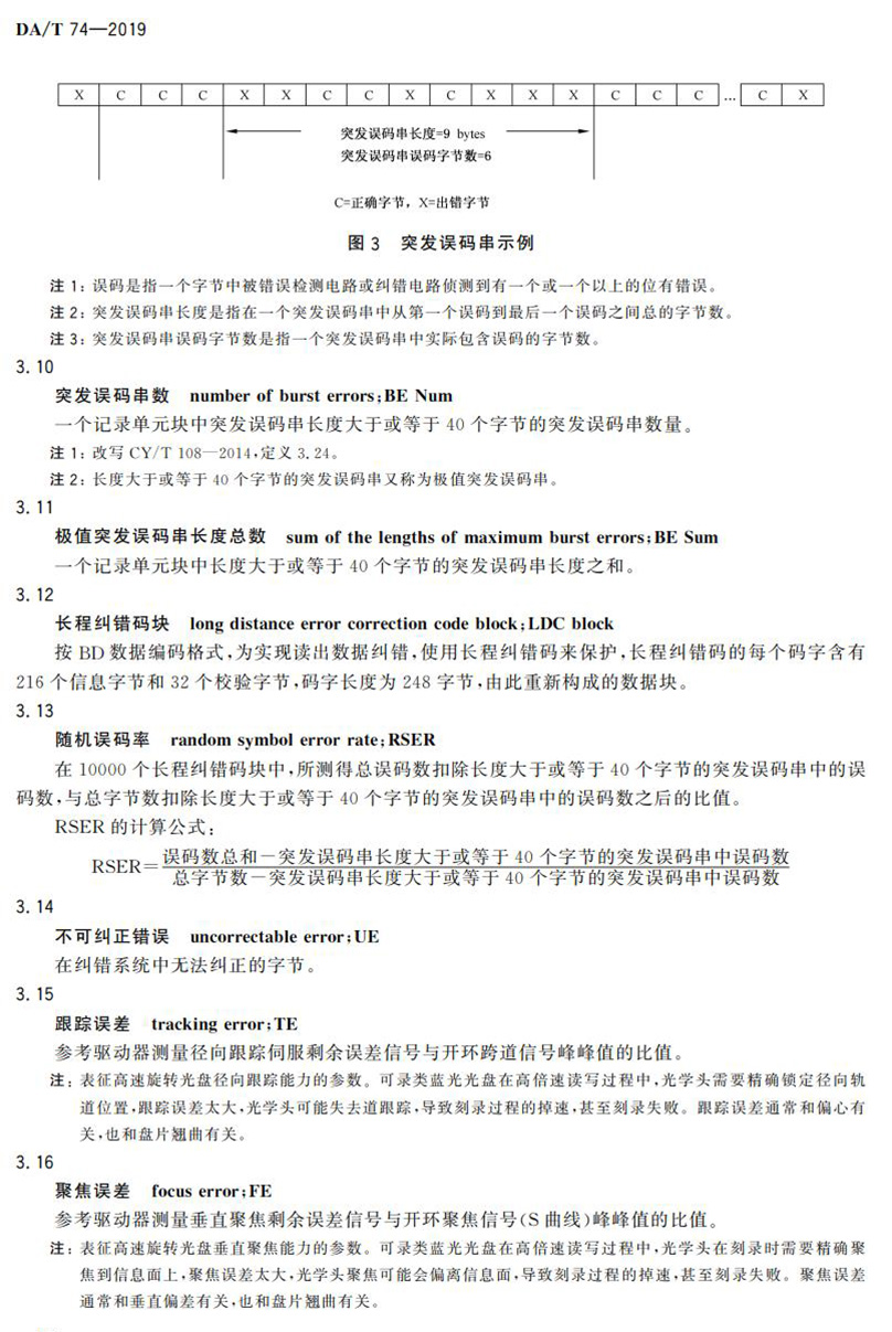 電子檔案存儲用可錄類藍光光盤(BDGR)技術(shù)要求和應(yīng)用規(guī)范